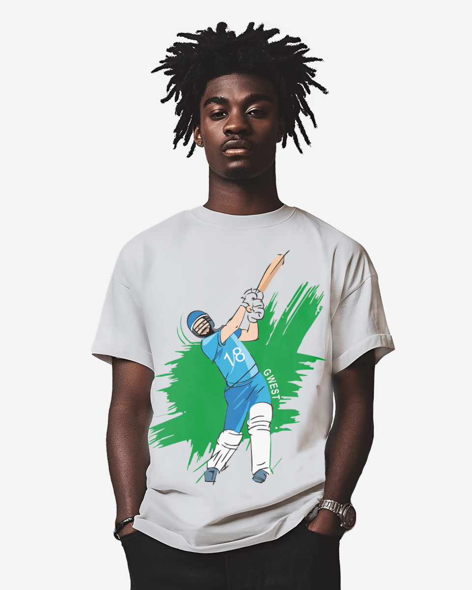 G West Cricket India T-Shirt : Gwdtfl2411 - 3 Colors