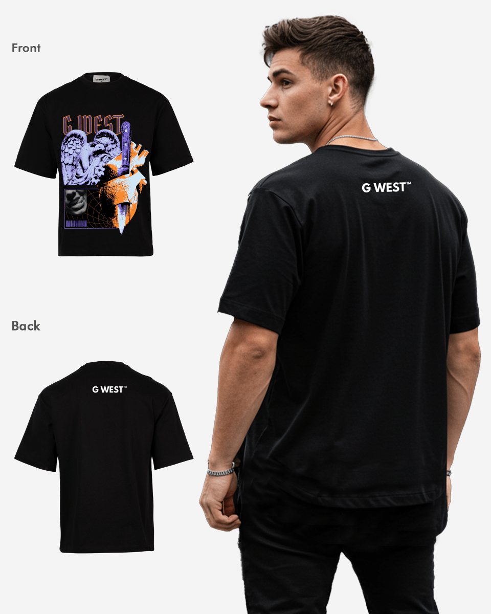 G WEST Cut to the core oversized tee