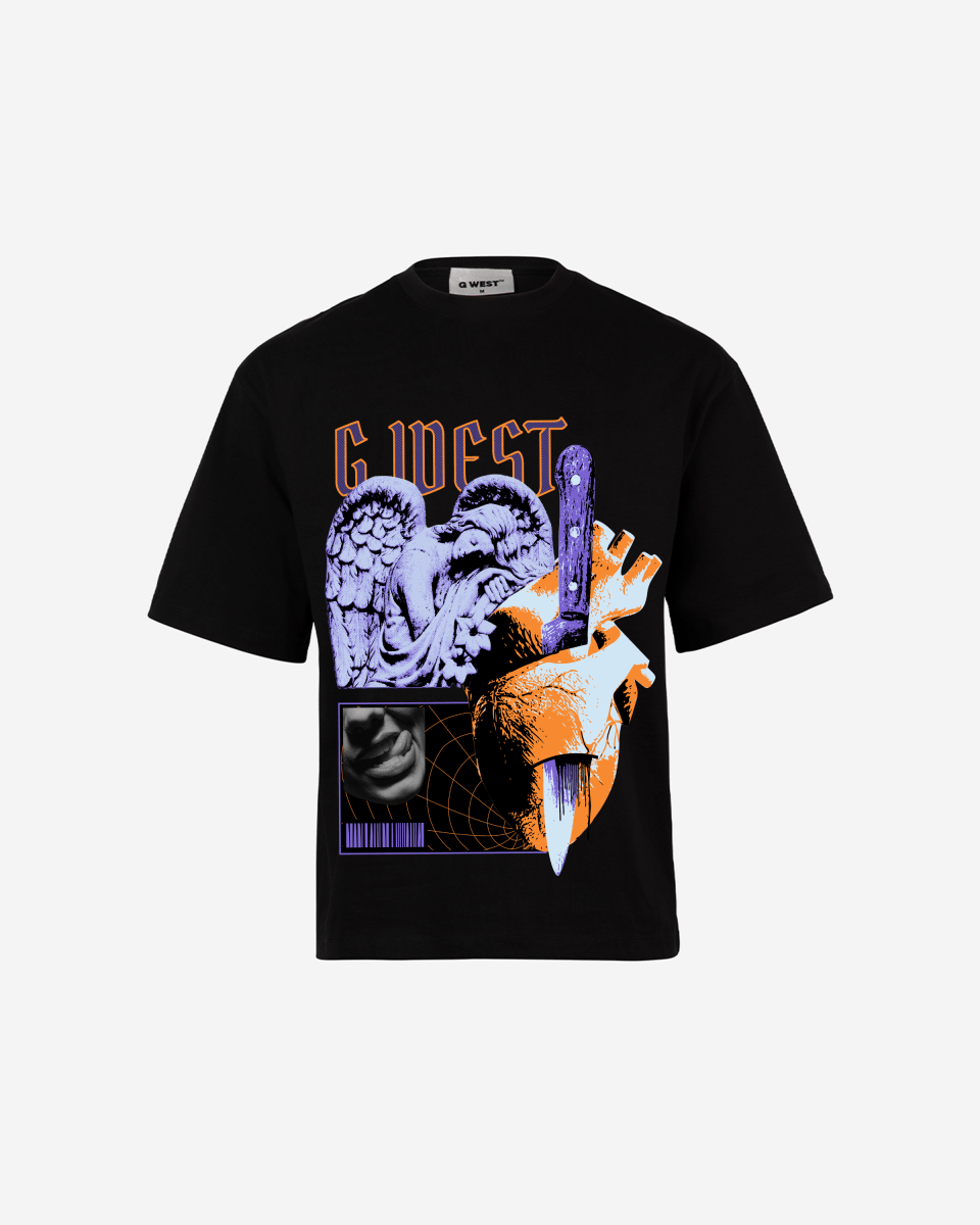 G WEST Cut to the core oversized tee
