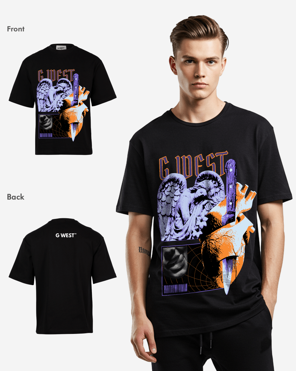 G WEST Cut to the core oversized tee