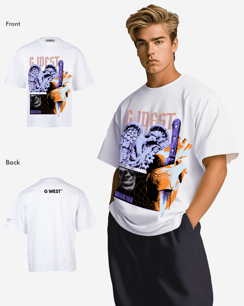 G WEST Cut to the core oversized tee