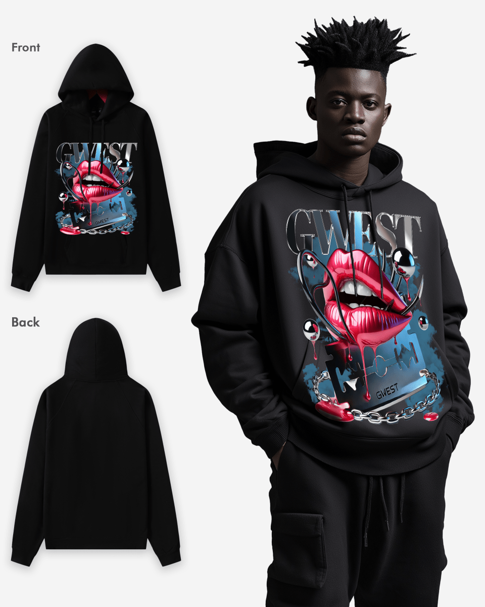 G West Cutting Edge Oversized Hoodie