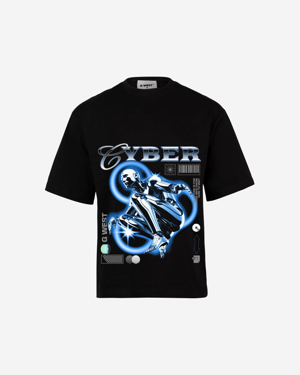G-WEST CYBER OVERSIZED TEE GWROJMT157