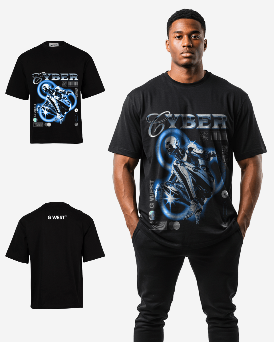 G-WEST CYBER OVERSIZED TEE GWROJMT157