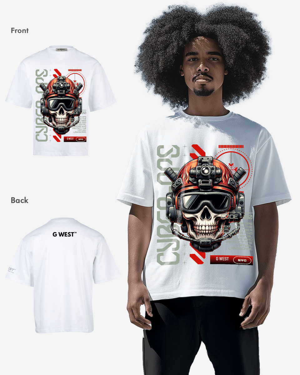 G-WEST CYBER OVERSIZED TEE