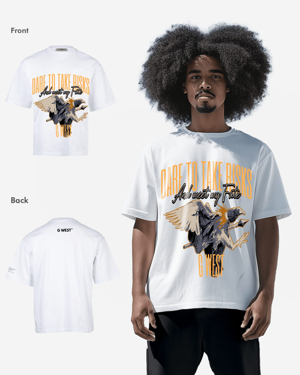 G-WEST Dare To Take Bisks Oversized Tee