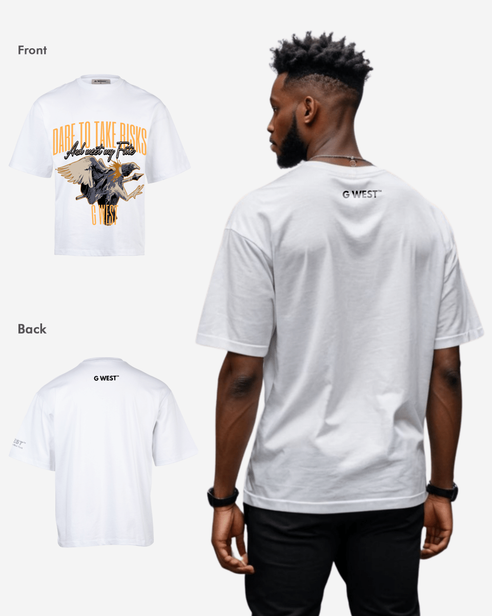 G-WEST Dare To Take Bisks Oversized Tee