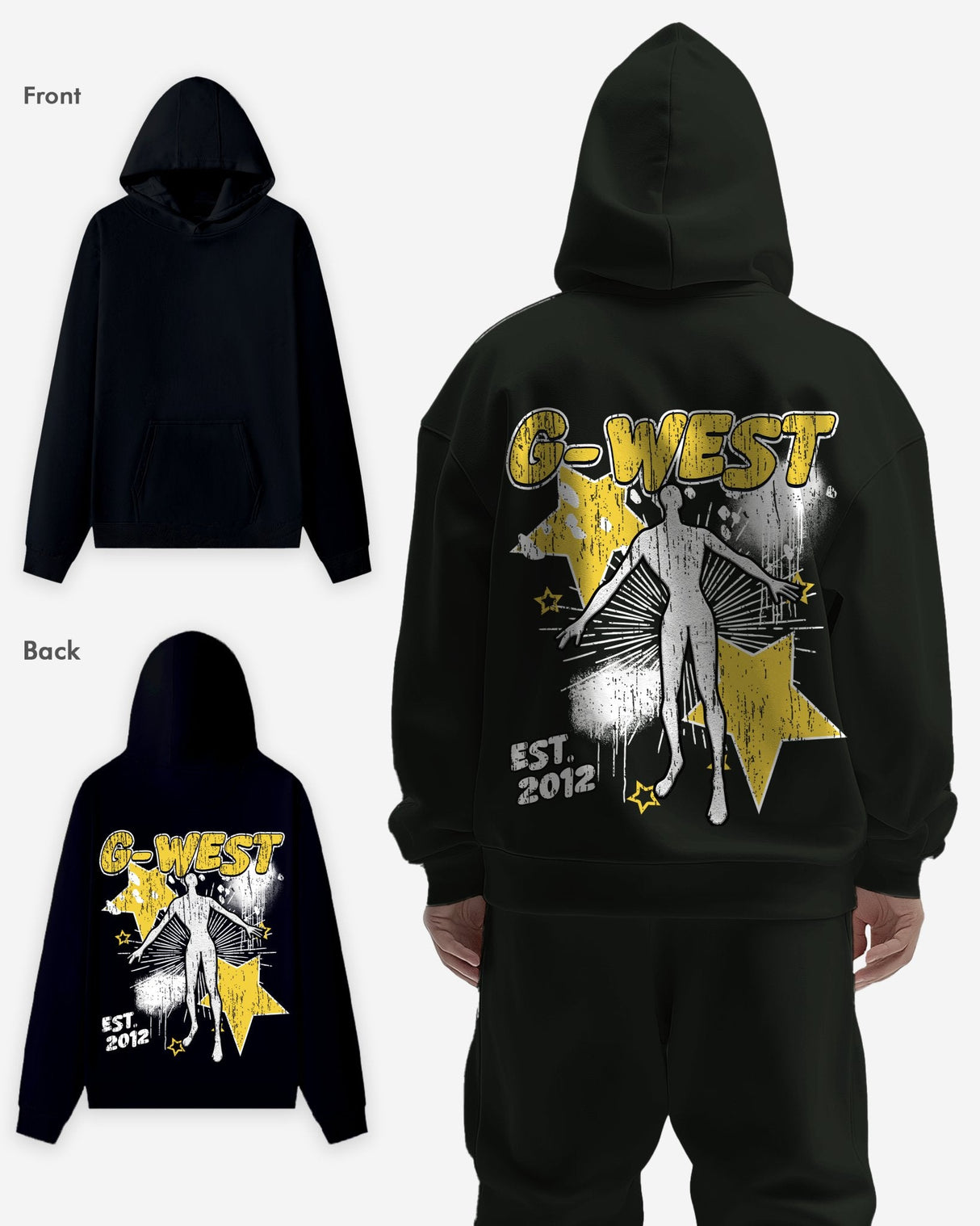 G West Dazzling Dynamo Oversize Hoodie