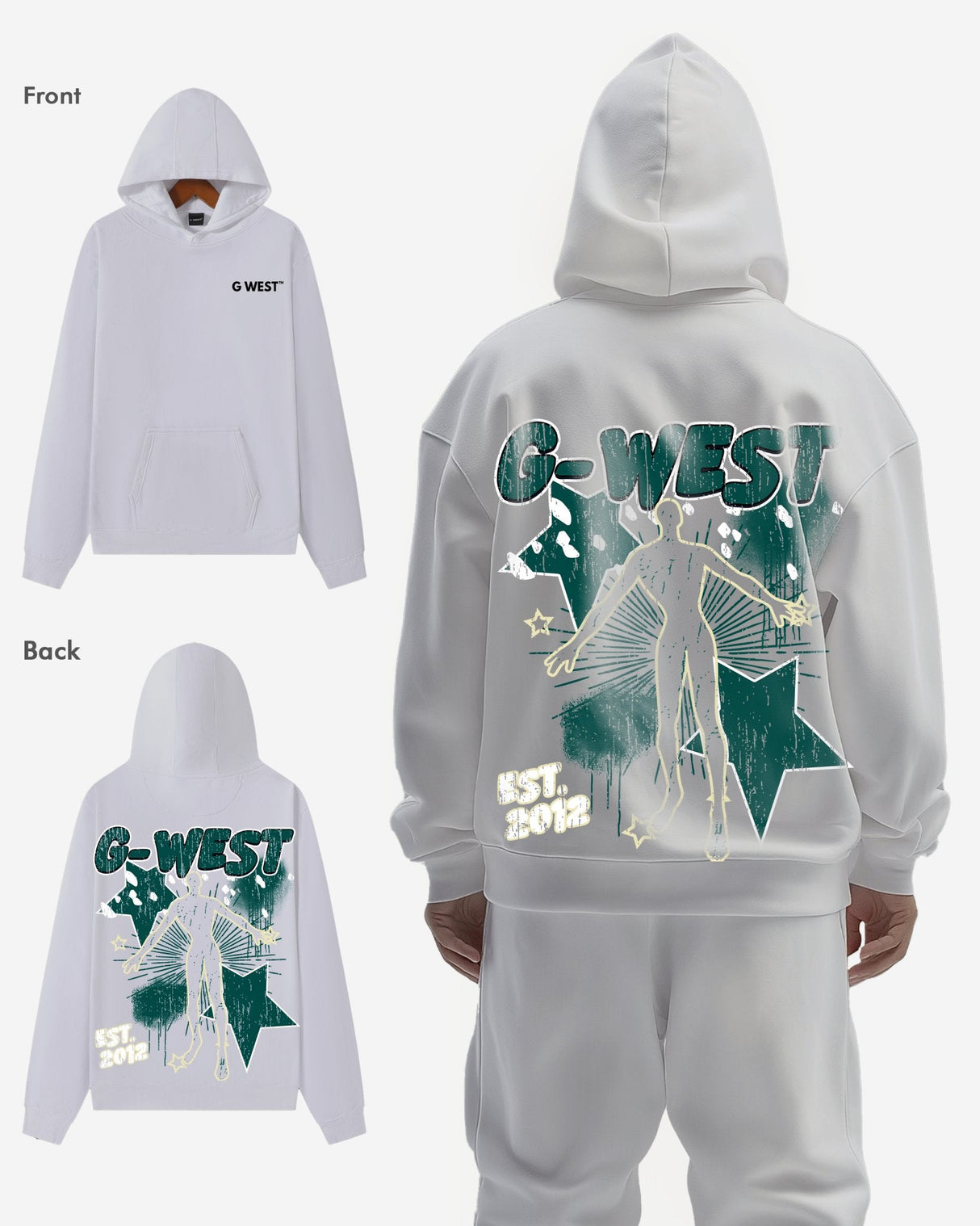 G West Dazzling Dynamo Oversize Hoodie