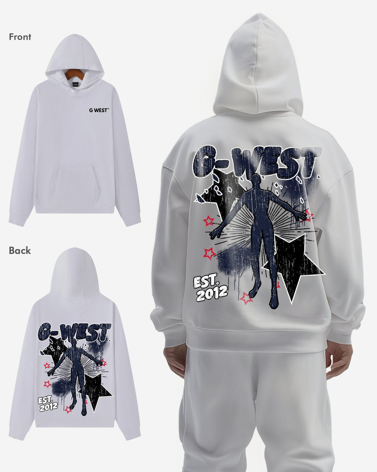 G West Dazzling Dynamo Oversize Hoodie