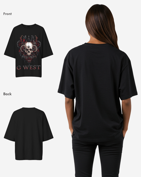 G West Dead Devil Oversized Tee - WOMEN
