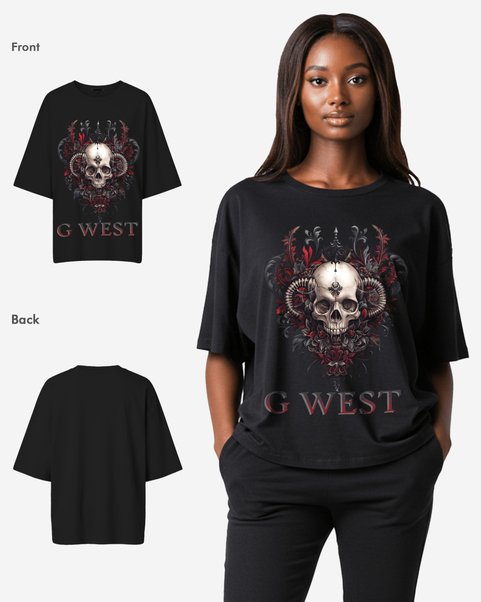 G West Dead Devil Oversized Tee - WOMEN