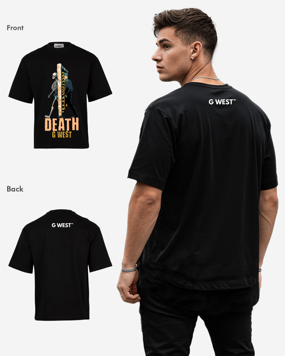 G-WEST DEATH OVERSIZED TEE
