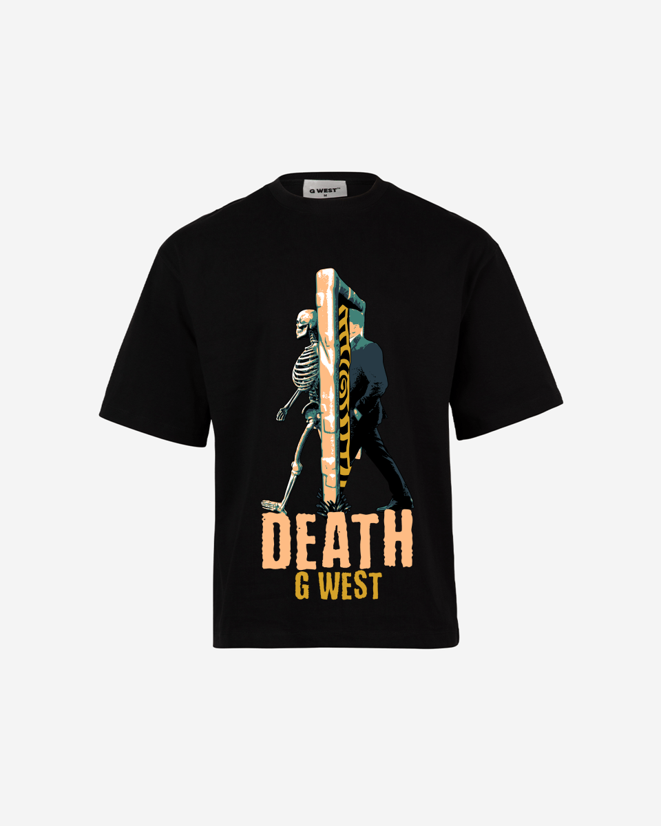 G-WEST DEATH OVERSIZED TEE