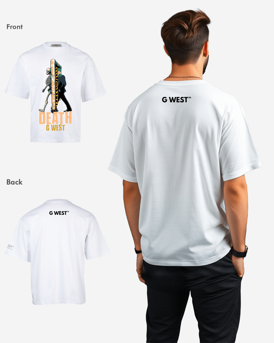 G-WEST DEATH OVERSIZED TEE
