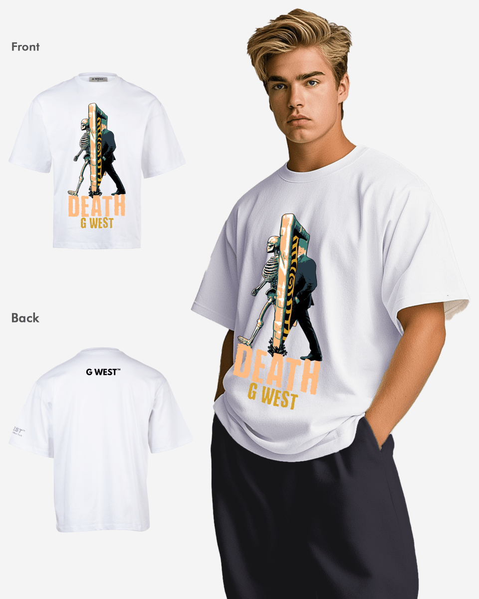 G-WEST DEATH OVERSIZED TEE