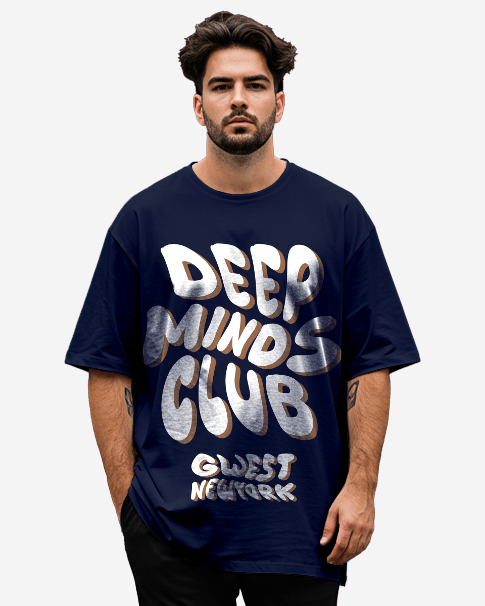 G West Deep Mind Club Distress graphic tee Big and Tall