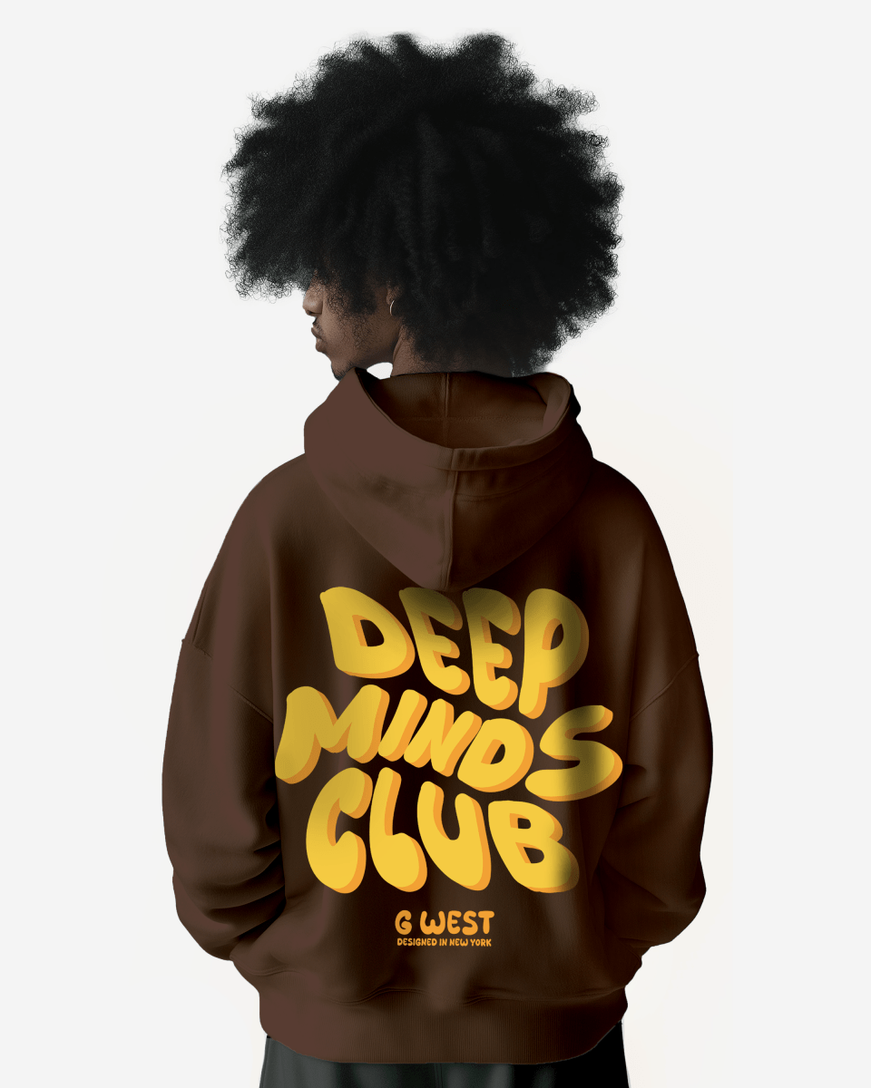 G West Deep Minds Club Hoodie : Gwhlhd9026 - 2 Colors