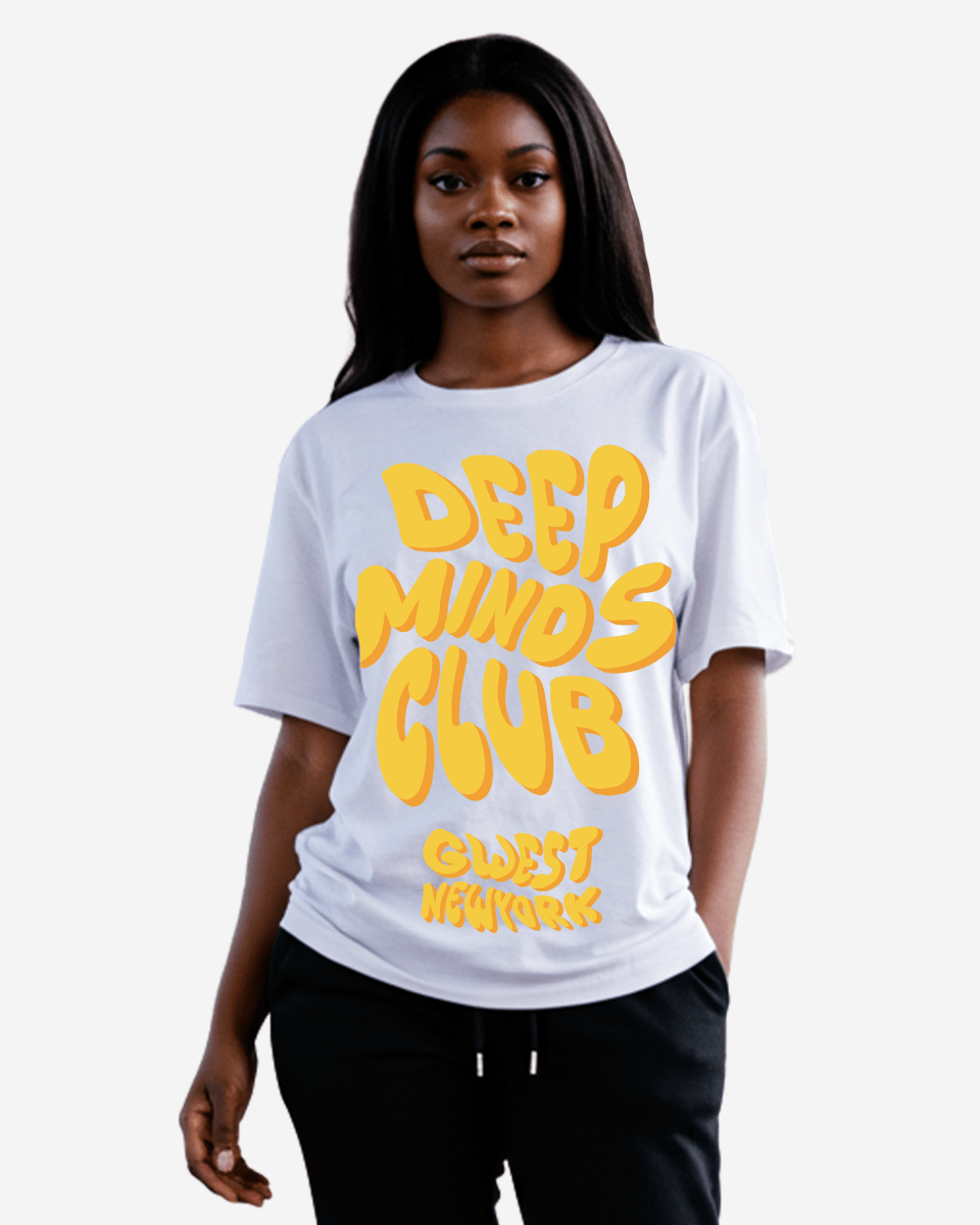 G West Deep Minds Club Oversized Tee - WOMEN
