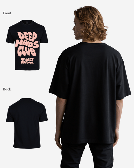 G West Deep Minds Club Oversized Tee