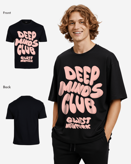 G West Deep Minds Club Oversized Tee