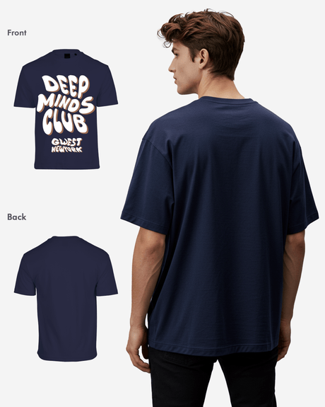 G West Deep Minds Club Oversized Tee