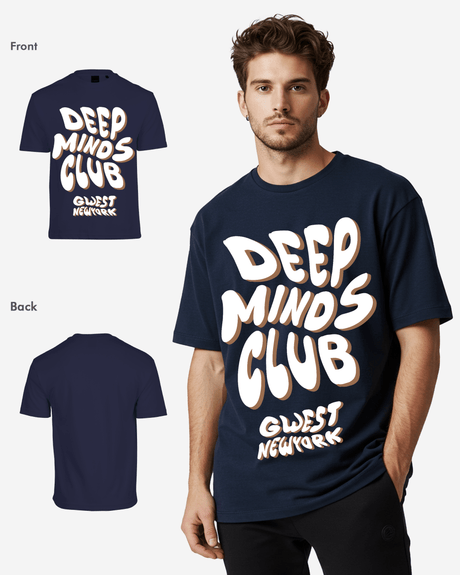 G West Deep Minds Club Oversized Tee