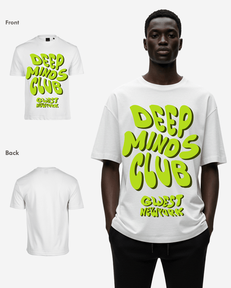 G West Deep Minds Club Oversized Tee