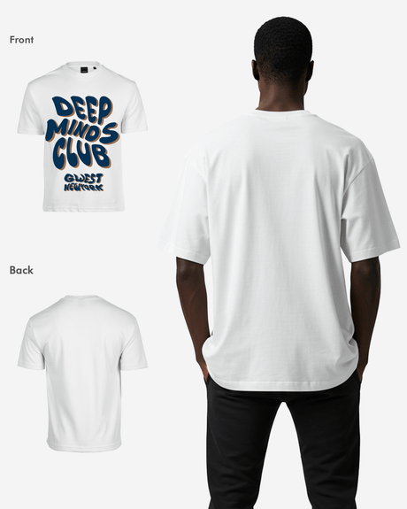 G West Deep Minds Club Oversized Tee