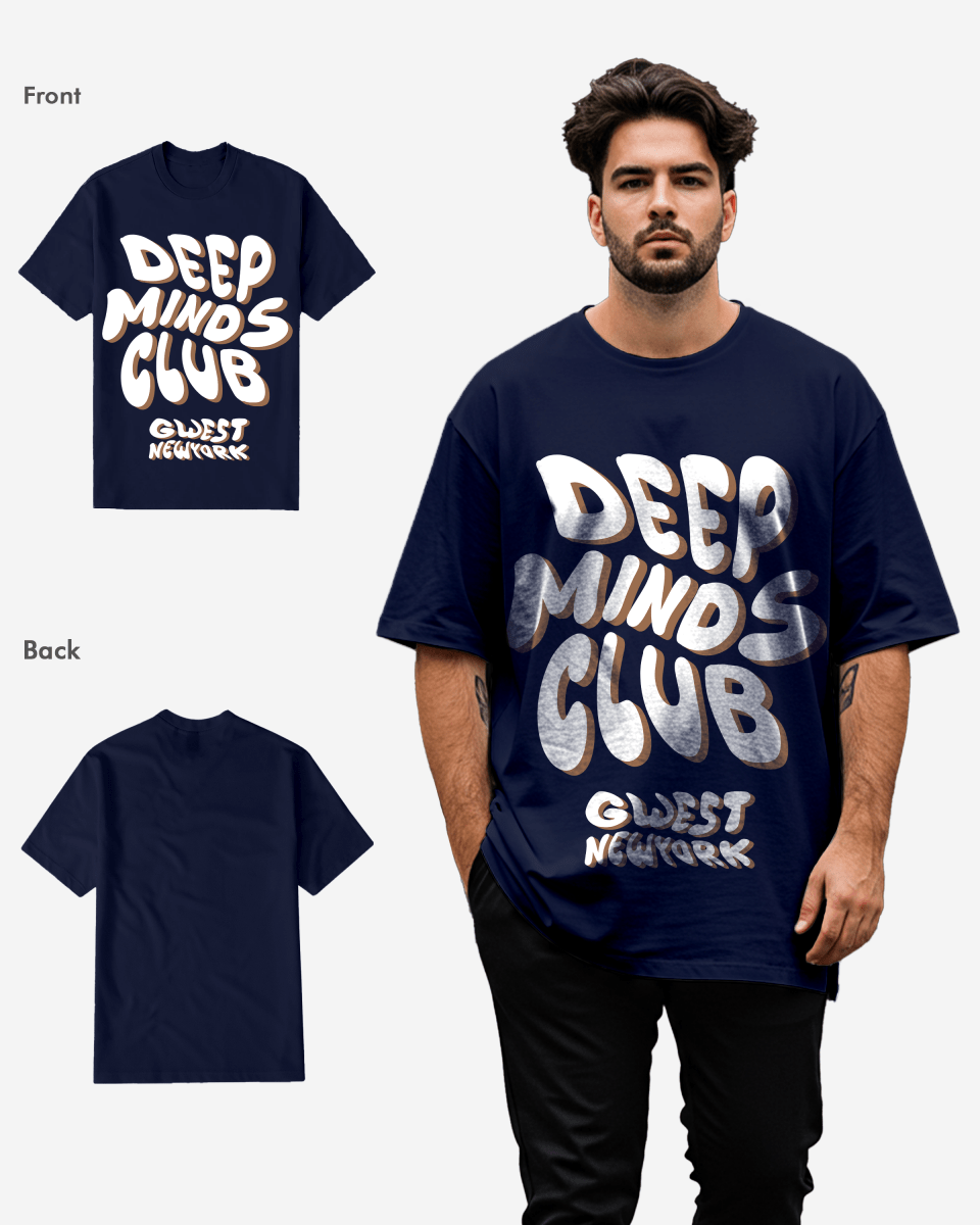 G WEST DEEP MINDS CLUB TEE Big and Tall
