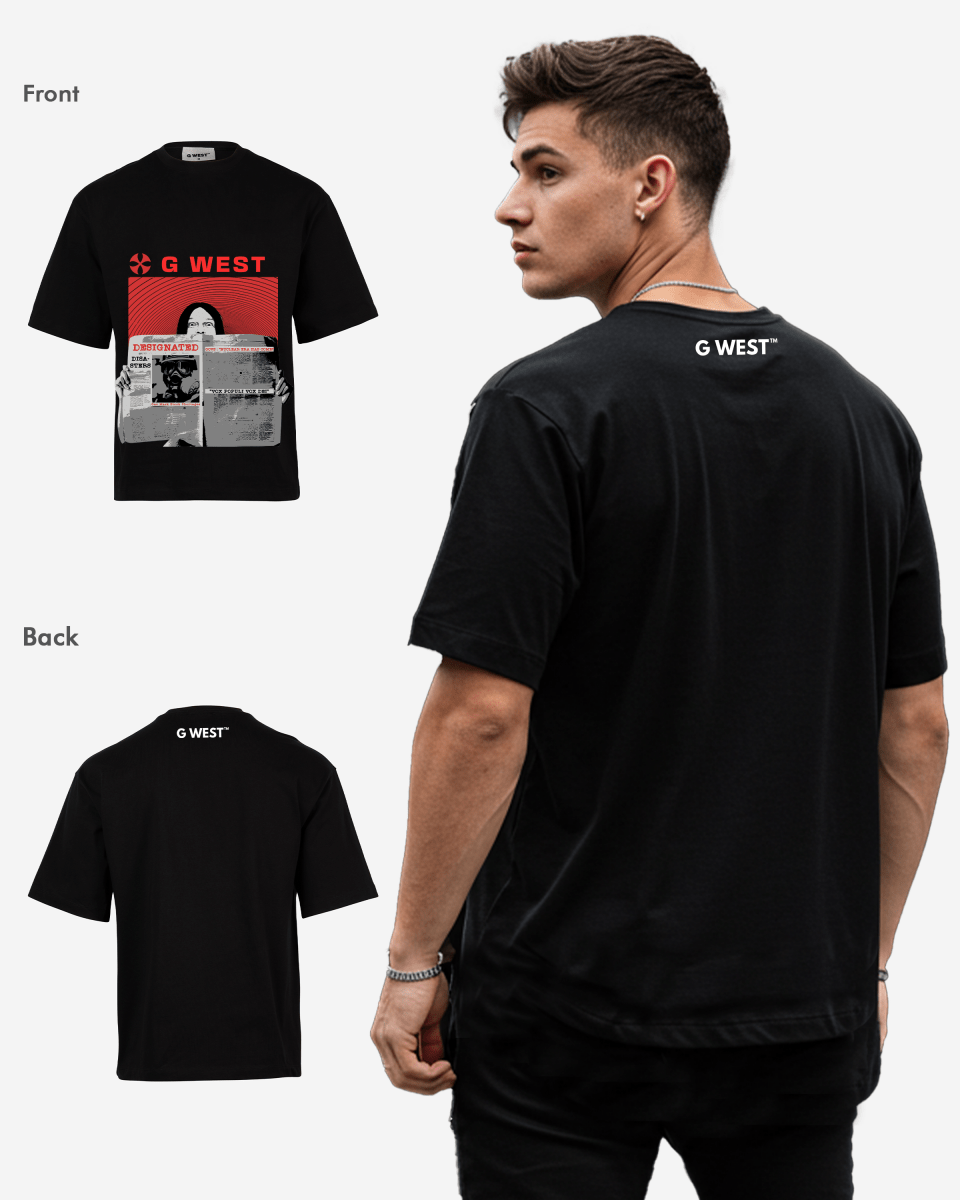 G-WEST DESIGNATED OVERSIZED TEE