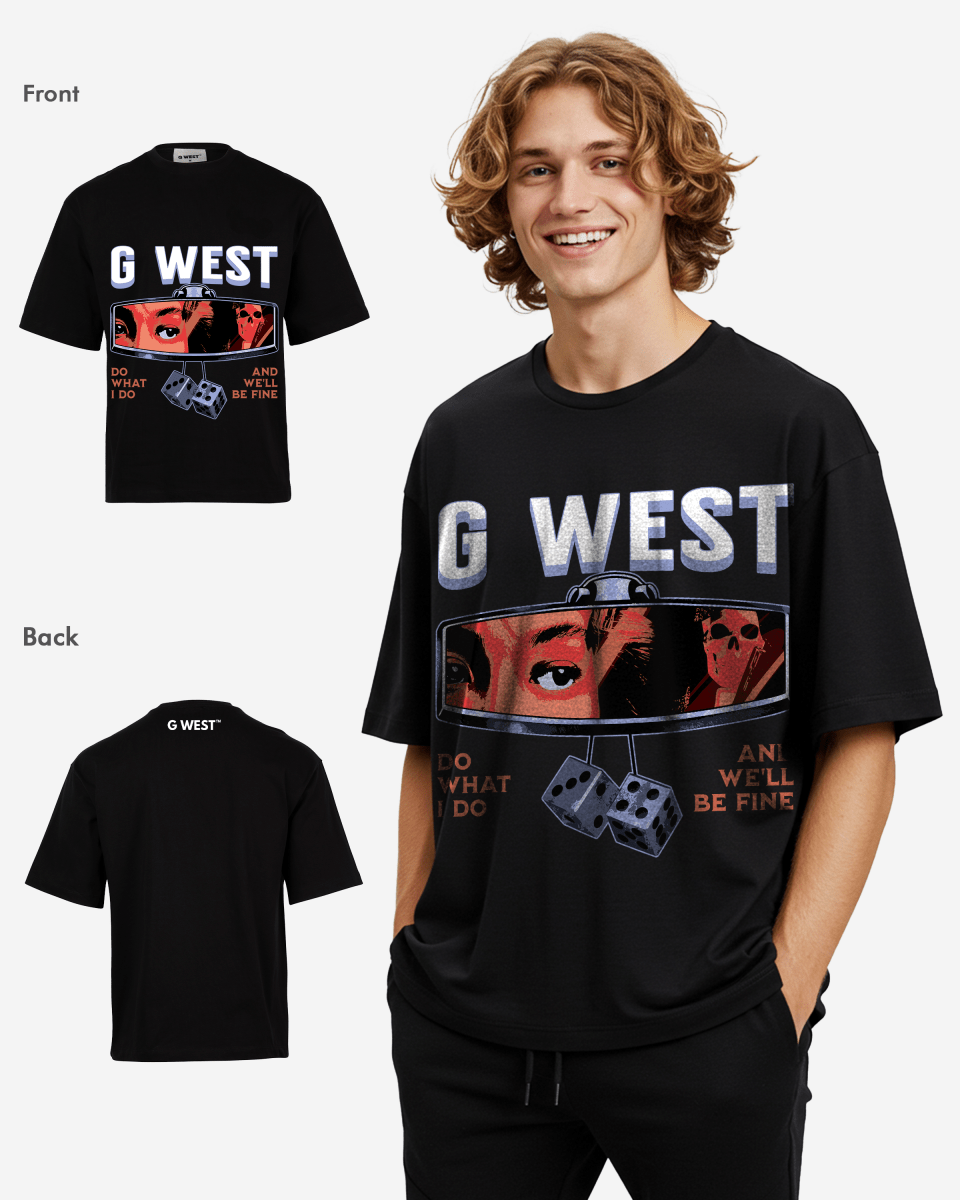 G-WEST DO WHAT I DO OVERSIZED TEE