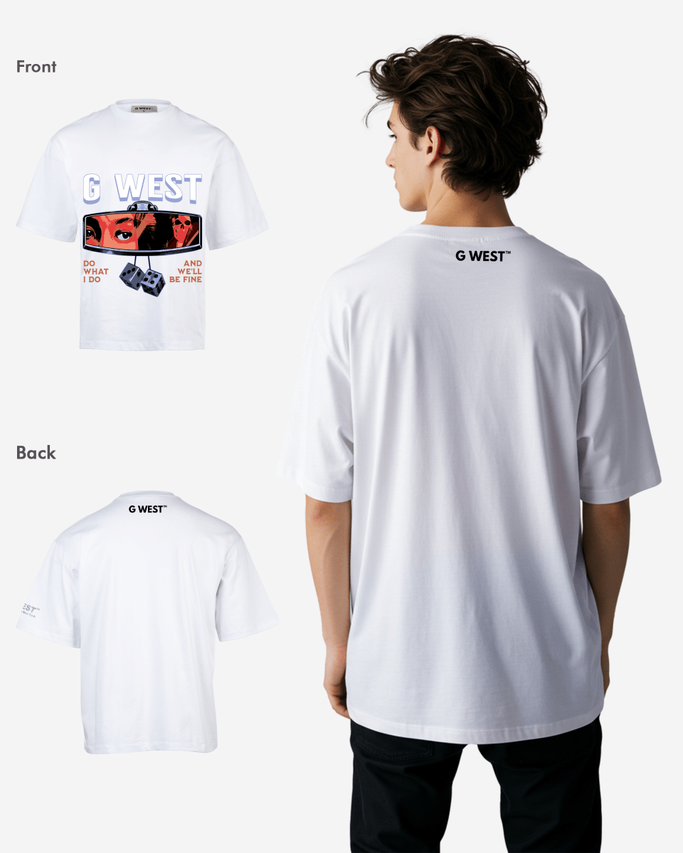 G-WEST DO WHAT I DO OVERSIZED TEE