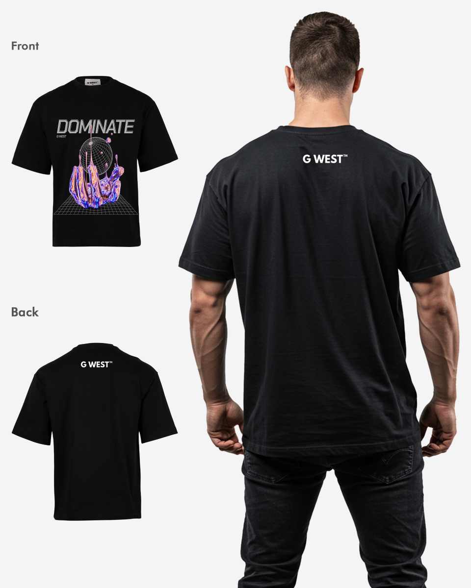 G-WEST DOMINATE OVERSIZED TEE