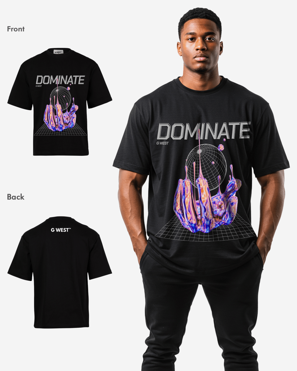 G-WEST DOMINATE OVERSIZED TEE