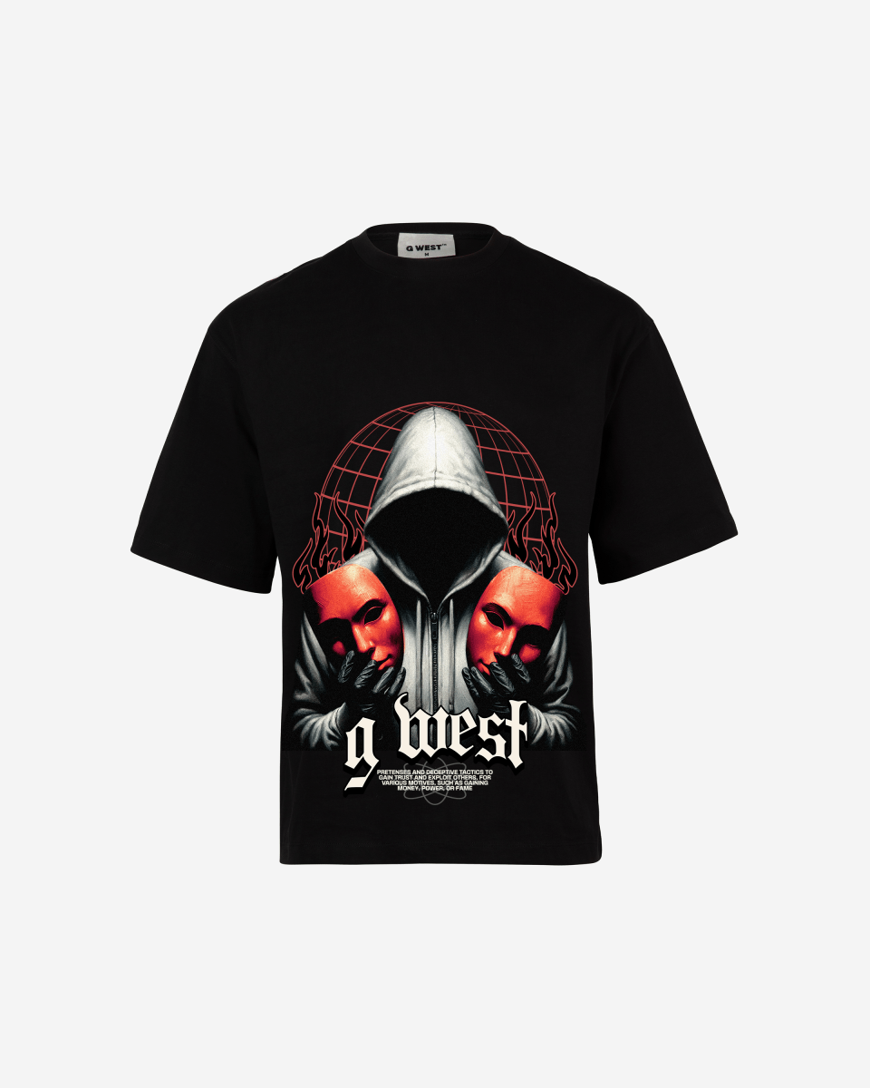 G-WEST DOUBLE FACED OVERSIZED TEE