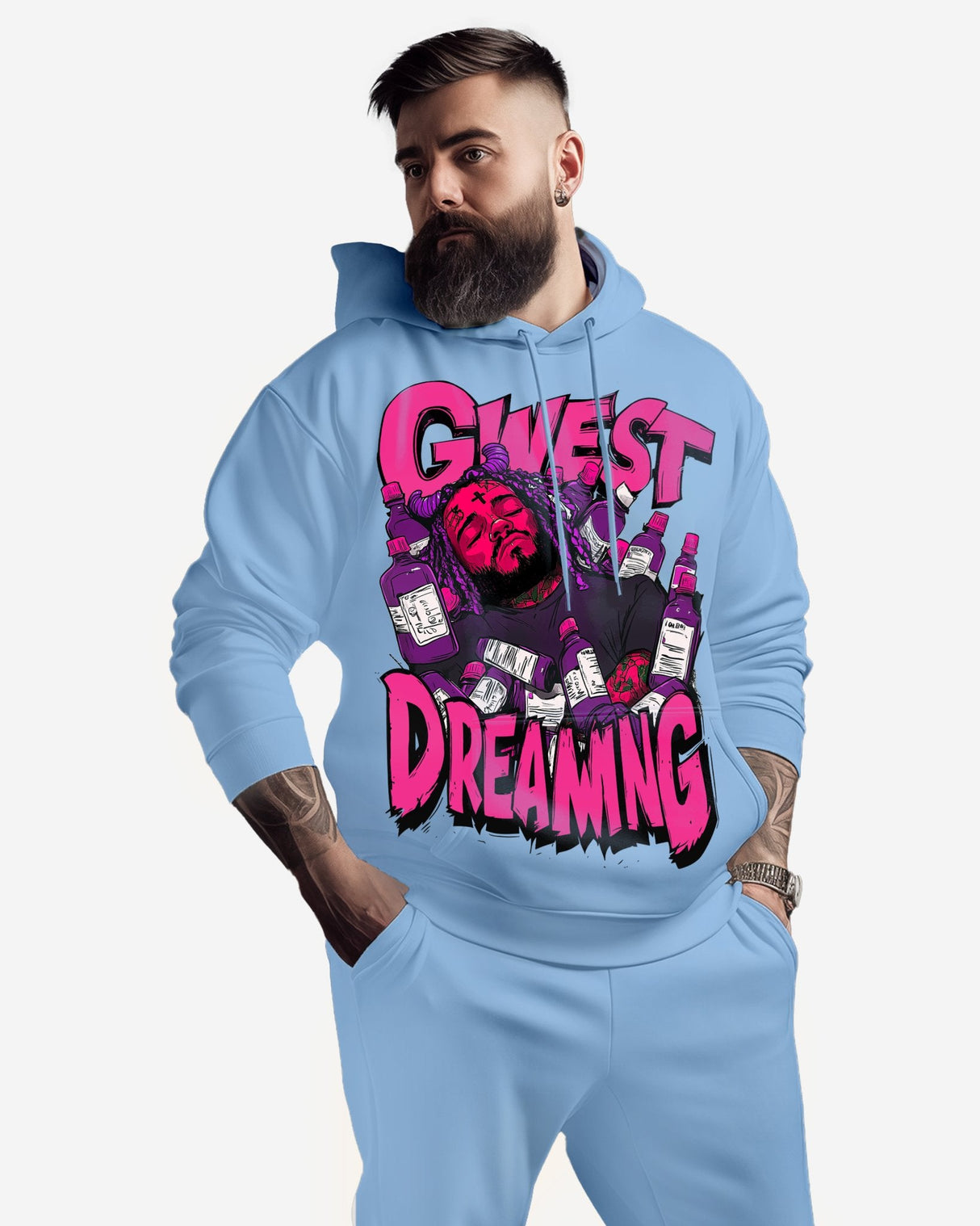 G WEST DREAMING OVERSIZE HOODIE