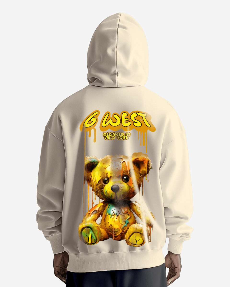 G West Drip Bear Oversize Hoodie Mens Style