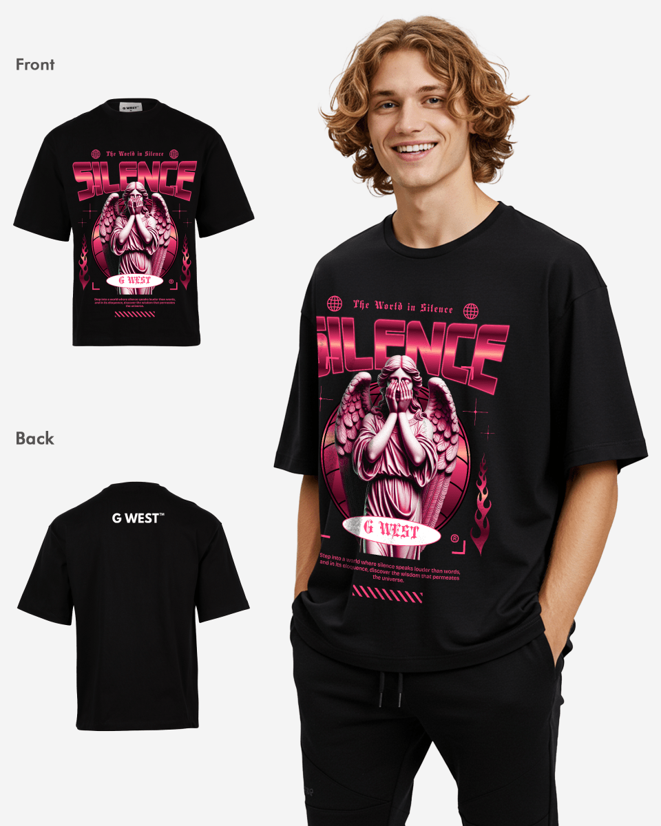 G-WEST ECHOES OF SILENCE OVERSIZED TEE