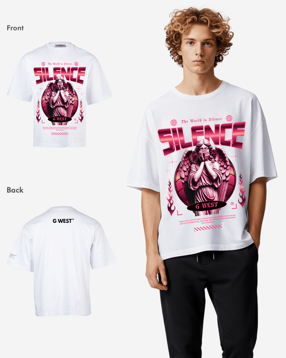 G-WEST ECHOES OF SILENCE OVERSIZED TEE