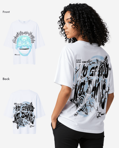 G West Electrical Einstein Oversized Tee -WOMEN