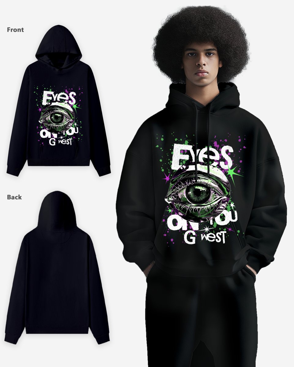 G WEST Eyes On You Oversize Hoodie
