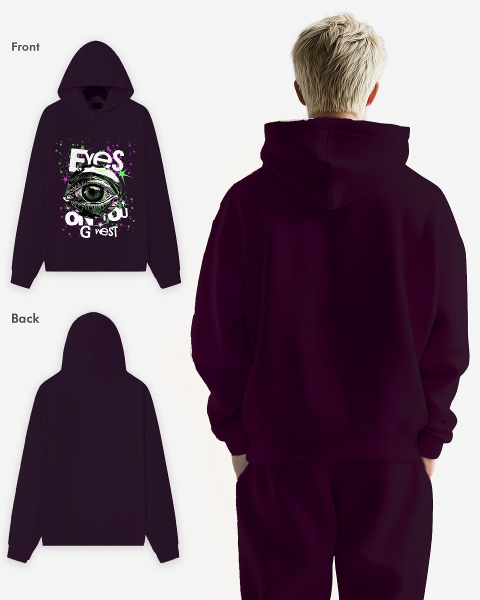 G WEST Eyes On You Oversize Hoodie