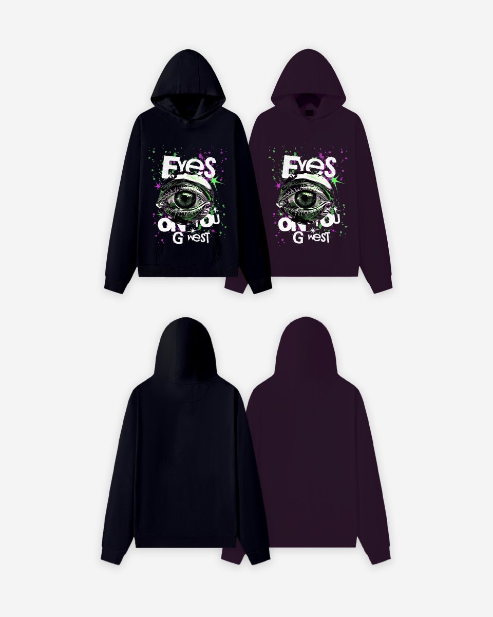 G WEST Eyes On You Oversize Hoodie