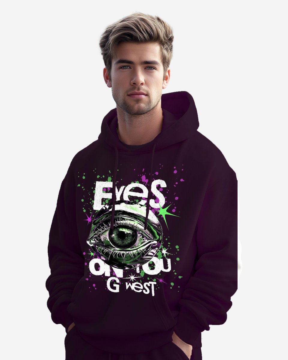 G WEST Eyes On You Oversize Hoodie