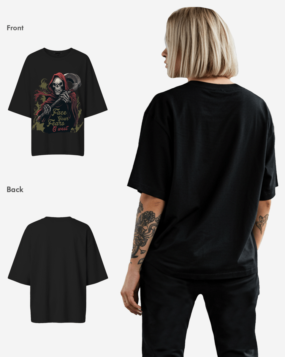 G West Face Your Fears Oversized Tee - WOMEN