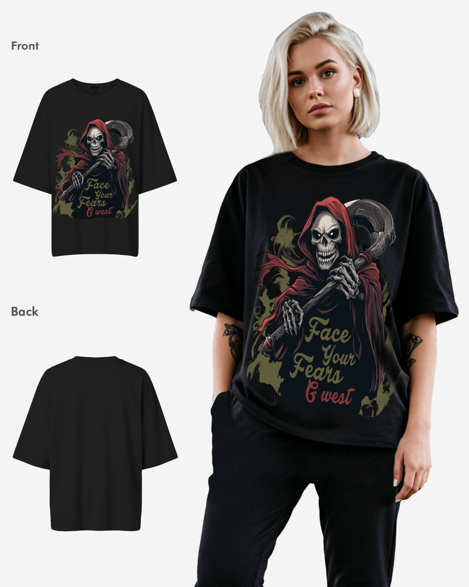 G West Face Your Fears Oversized Tee - WOMEN