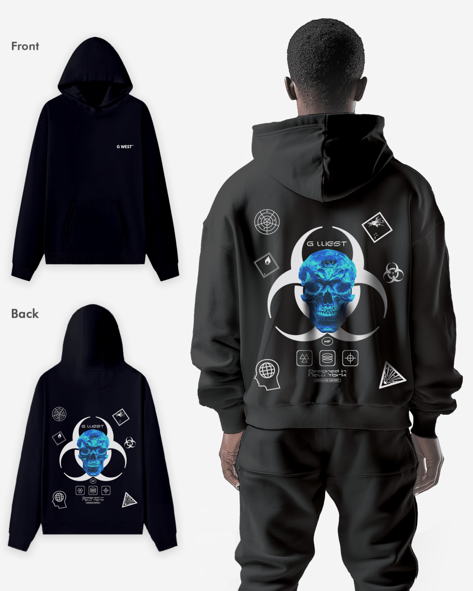 G West False Face Hoodie Mens Style : Gwhlhd9005 - 3 Colors