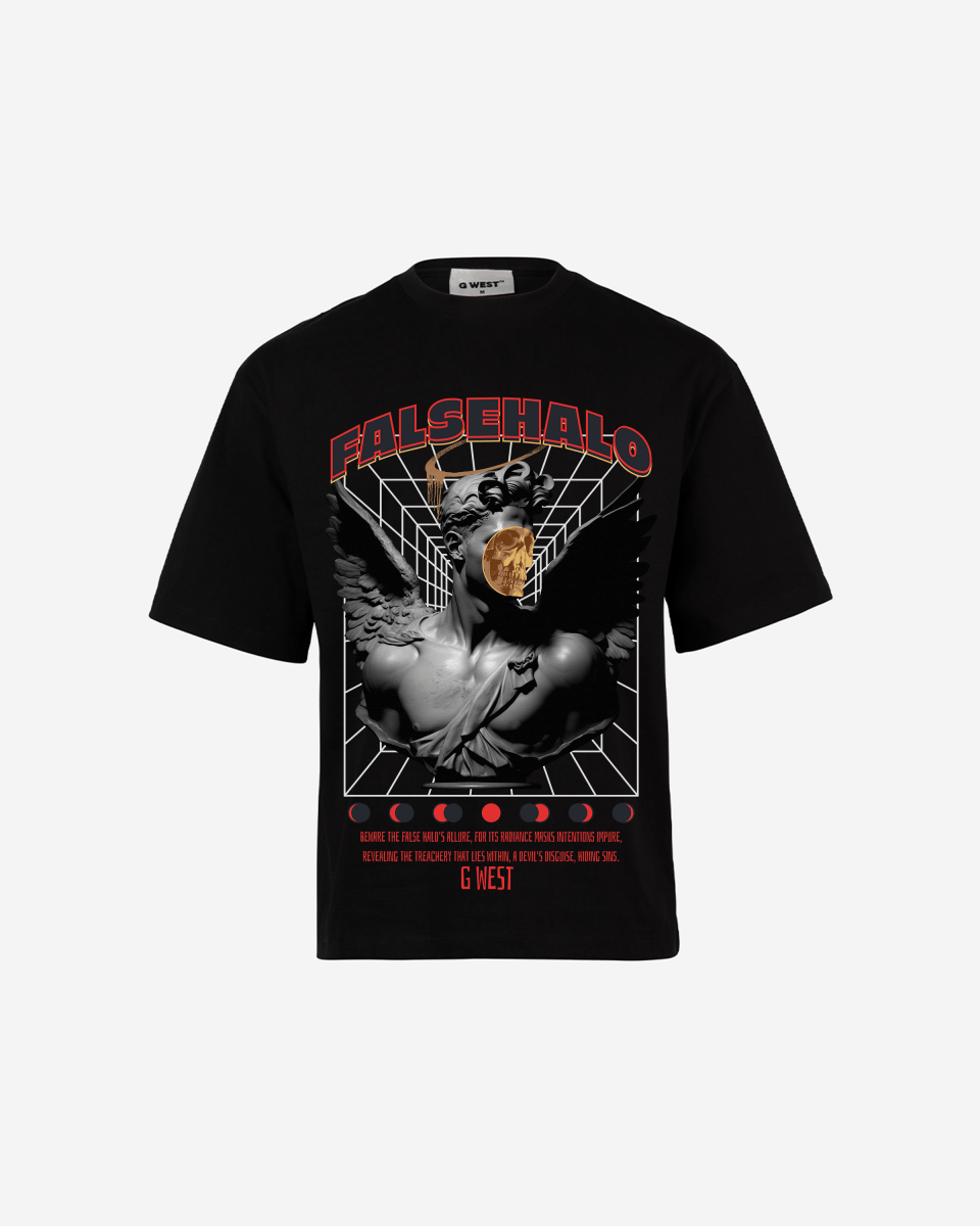 G-WEST FALSEHALO OVERSIZED TEE