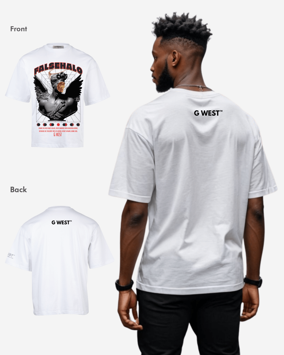 G-WEST FALSEHALO OVERSIZED TEE